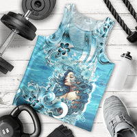 Hawaii Namaka Goddess Of The Sea Men Tank Top Polynesian Style LT05 - Polynesian Pride
