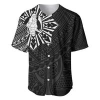 Philippines Tribal Baseball Jersey King Lapu Lapu Black Version