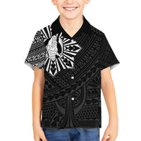Philippines Tribal Hawaiian Shirt King Lapu Lapu Black Version