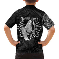 Philippines Tribal Kid Hawaiian Shirt King Lapu Lapu Black Version