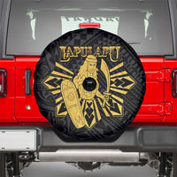 Philippines Tribal Spare Tire Cover King Lapu Lapu Gold Version LT05 - Polynesian Pride