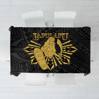 Philippines Tribal Tablecloth King Lapu Lapu Gold Version LT05 Gold - Polynesian Pride