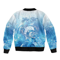 Mother's Love Is Deeper Than Ocean Bomber Jacket Polynesian Style LT05 - Polynesian Pride