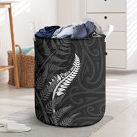 New Zealand Chur Bro Laundry Basket Maori Koru With Silver Fern