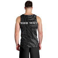 Personalised New Zealand Chur Bro Men Tank Top Maori Koru With Silver Fern LT05 - Polynesian Pride