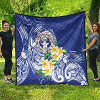 Northern Mariana Islands Quilt Polynesian Pattern With Frangipani LT05 - Polynesian Pride