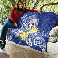 Northern Mariana Islands Quilt Polynesian Pattern With Frangipani LT05 - Polynesian Pride