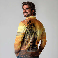 Hawaii Memorial Day Long Sleeve Polo Shirt Remember Their Sacrifice LT05 - Polynesian Pride