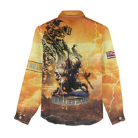 Hawaii Memorial Day Women Casual Shirt Remember Their Sacrifice