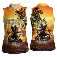 Hawaii Memorial Day Women Sleeveless Polo Shirt Remember Their Sacrifice LT05 - Polynesian Pride