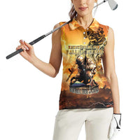 Hawaii Memorial Day Women Sleeveless Polo Shirt Remember Their Sacrifice LT05 - Polynesian Pride