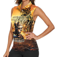 Hawaii Memorial Day Women Sleeveless Polo Shirt Remember Their Sacrifice LT05 - Polynesian Pride