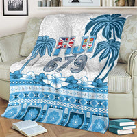 Fiji 679 Constitution Day Blanket Fijian Tapa Pattern