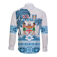 Fiji 679 Constitution Day Long Sleeve Button Shirt Fijian Tapa Pattern