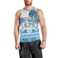 Fiji 679 Constitution Day Men Tank Top Fijian Tapa Pattern LT05 - Polynesian Pride