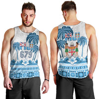 Fiji 679 Constitution Day Men Tank Top Fijian Tapa Pattern LT05 - Polynesian Pride