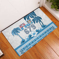 Fiji 679 Constitution Day Rubber Doormat Fijian Tapa Pattern