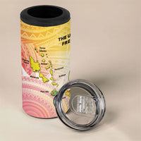 Vanuatu Independence Day 4 in 1 Can Cooler Tumbler The Untouched Paradise