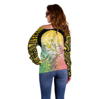 Vanuatu Independence Day Off Shoulder Sweater The Untouched Paradise