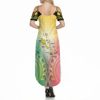 Vanuatu Independence Day Summer Maxi Dress The Untouched Paradise LT05 - Polynesian Pride