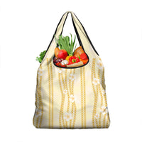 Hawaii Queen Liliuokalani Grocery Bag Gold Lei Pua Kalaunu LT05 1-pack One Size Gold - Polynesian Pride