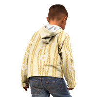 Hawaii Queen Liliuokalani Kid Hoodie Gold Lei Pua Kalaunu