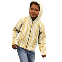 Hawaii Queen Liliuokalani Kid Hoodie Gold Lei Pua Kalaunu