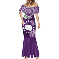 Cook Islands Rarotonga Mermaid Dress Coat Of Arms Plumeria Polynesian Turtle LT05 - Polynesian Pride