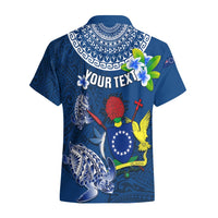 Personalized Cook Islands Pukapuka Hawaiian Shirt Coat Of Arms Plumeria Polynesian Turtle LT05 - Polynesian Pride