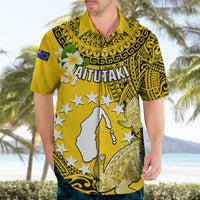 Personalized Cook Islands Aitutaki Hawaiian Shirt Coat Of Arms Plumeria Polynesian Turtle LT05 - Polynesian Pride