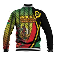 Vanuatu Constitution Day Baseball Jacket Long Live Vanuatu LT05 - Polynesian Pride
