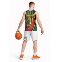 Vanuatu Constitution Day Basketball Jersey Long Live Vanuatu - Polynesian Pride