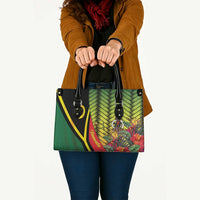 Vanuatu Constitution Day Leather Bag Long Live Vanuatu - Polynesian Pride