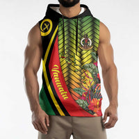 Vanuatu Constitution Day Sleeveless Hoodie Long Live Vanuatu - Polynesian Pride