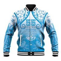 Fiji Day Baseball Jacket 55th Anniversary Forever Fiji LT05 Unisex Blue - Polynesian Pride