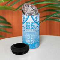 Fiji Day 4 in 1 Can Cooler Tumbler 55th Anniversary Forever Fiji - Polynesian Pride
