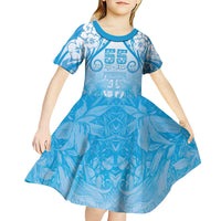 Fiji Day Kid Short Sleeve Dress 55th Anniversary Forever Fiji - Polynesian Pride