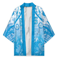 Fiji Day Kimono 55th Anniversary Forever Fiji LT05 Unisex Blue - Polynesian Pride