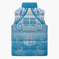 Fiji Day Sleeveless Puffer Jacket 55th Anniversary Forever Fiji LT05 - Polynesian Pride