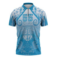 Fiji Day Zipper Polo Shirt 55th Anniversary Forever Fiji - Polynesian Pride