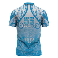 Fiji Day Zipper Polo Shirt 55th Anniversary Forever Fiji - Polynesian Pride