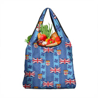 Fiji Masi Tapa Grocery Bag Coat Of Arms - Polynesian Pride