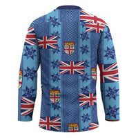 Fiji Masi Tapa Hockey Jersey Coat Of Arms LT05 - Polynesian Pride