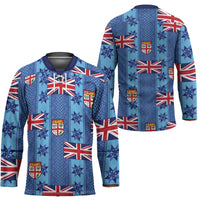 Fiji Masi Tapa Hockey Jersey Coat Of Arms LT05 - Polynesian Pride