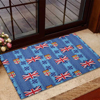 Fiji Masi Tapa Rubber Doormat Coat Of Arms LT05 - Polynesian Pride