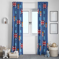 Fiji Masi Tapa Window Curtain Coat Of Arms - Polynesian Pride