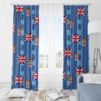 Fiji Masi Tapa Window Curtain Coat Of Arms - Polynesian Pride