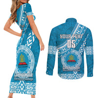 custom-lavengamalie-college-couples-matching-short-sleeve-bodycon-dress-and-long-sleeve-button-shirts-tongan-kupesi-pattern