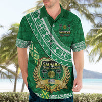 Custom Saineha High School Hawaiian Shirt Tongan Kupesi Pattern LT05 - Polynesian Pride