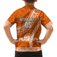 Custom Tailulu College Hawaiian Shirt Tongan Kupesi Pattern LT05 - Polynesian Pride